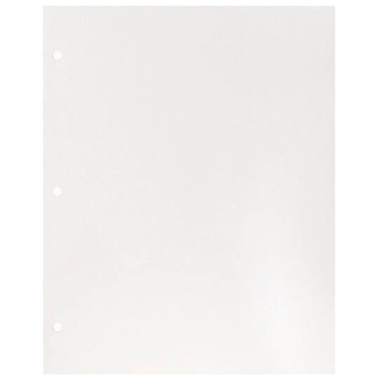 JAM Paper Laminated 2-Pocket Glossy 3-Hole Punch School Folders